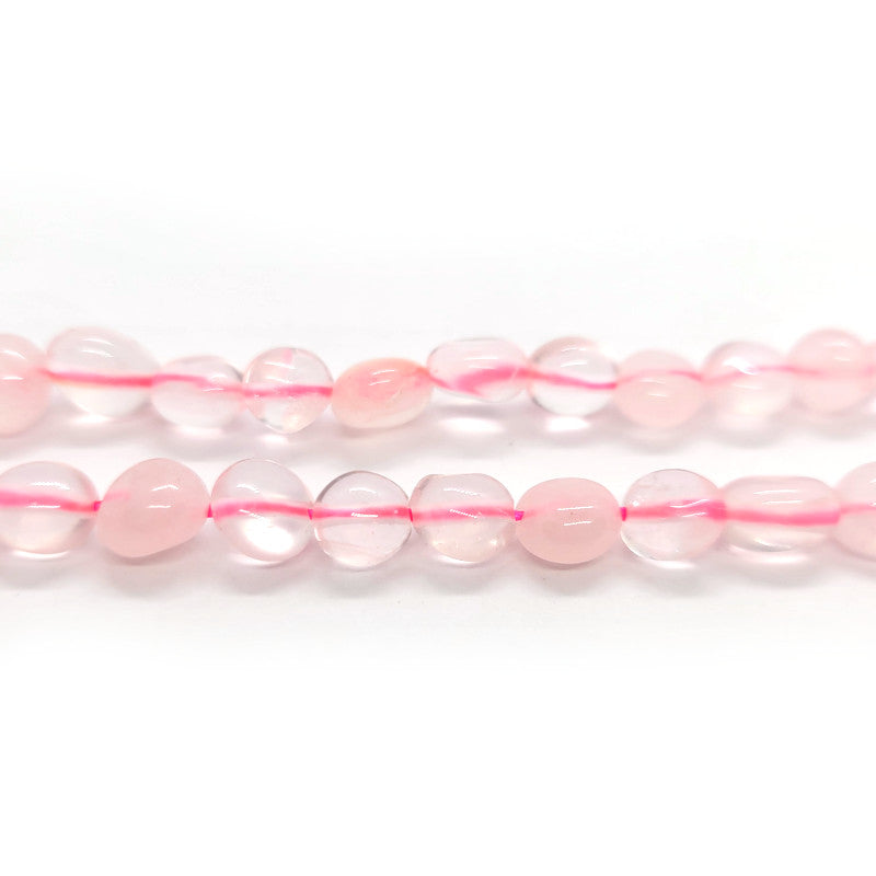 Rose Quartz Small Nugget Beads ~7mm