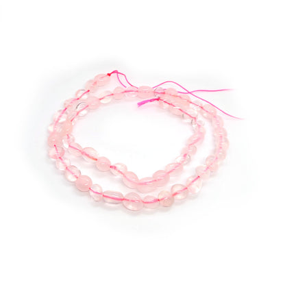 Rose Quartz Small Nugget Beads ~7mm