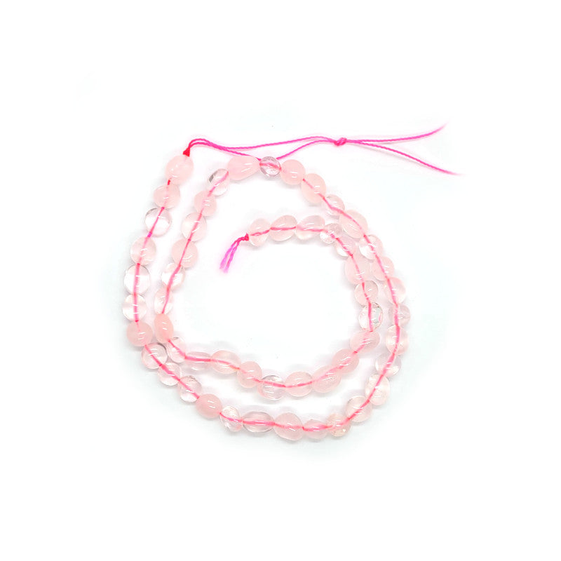 Rose Quartz Small Nugget Beads ~7mm