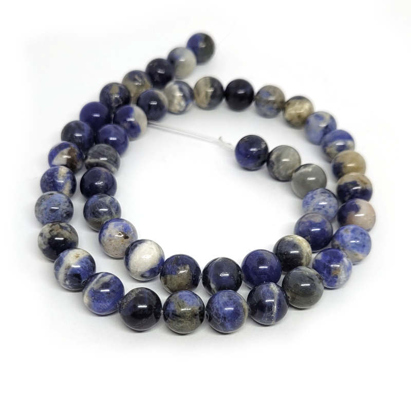Sodalite 8mm Round Beads - 0824