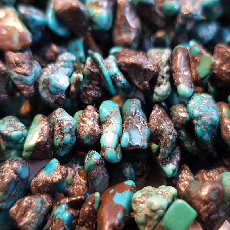 Chip Beas Stabilised Turquoise 10mm Chip Beads – Cheap Beads