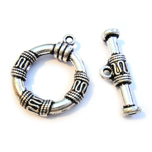 Tibetian Style Chunky Toggle Clasp