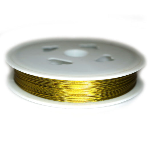 Tiger Tail Gold (.38mm) Beading Wire 60m Roll