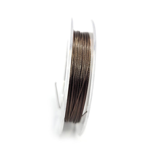 Tiger Tail Camel 0.38mm Beading Wire 10m Roll