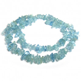 Aquamarine Gemstone Chip Beads