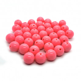 ot Pink Acrylic Bubblegum Beads 16mm