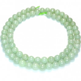 Burma Jade 6mm Round Beads