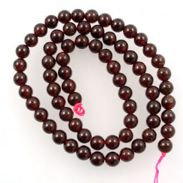 Garnet 6mm Round Beads