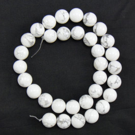 Howlite 10mm Round Beads