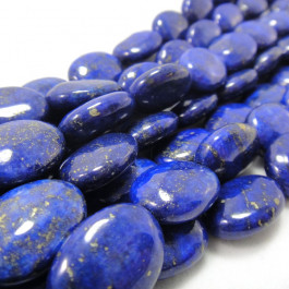 Lapis Lazuli 13x18mm Puffy Oval Beads