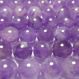 Lavender Amethyst 8mm Round Beads (darker batch)