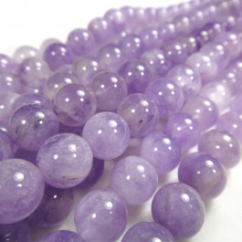 Light Amethyst (Lavender Amethyst) 10mm Beads