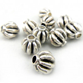Tibetan Silver 8mm Lantern Beads
