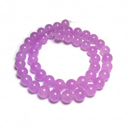 Malay Jade Orchid 8mm Round Beads