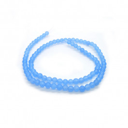 Malay Jade Light Blue 4mm Round Beads