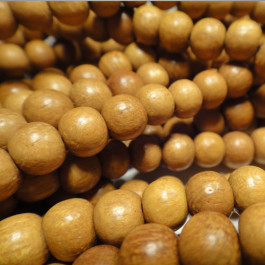 Nangka 6mm Round Wood Beads