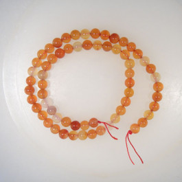 Natural Colour Carnelian 6mm Round Beads