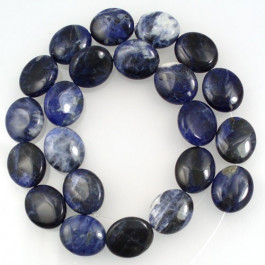 Sodalite 15x18mm Oval Beads
