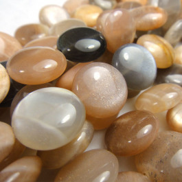 Sunstone 12mm Coin Beads