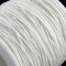 White Waxed Cotton Cord 1mm 74M Roll