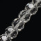 Clear 8mm Faceted Round Glass Beads