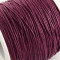 Purple Waxed Cotton Cord 1mm 74M Roll