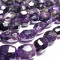 Amethyst Faceted Nugget Beads