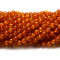 Imitation Amber 4mm Round Beads