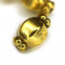 Antique Gold 7x10mm Metal Beads