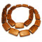 Bayong Flat Rectangle Wood Beads 