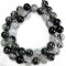 Black Rutilated Quartz 10mm Round Beads