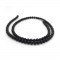 Black Onyx Matte 4mm Round Beads