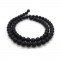 Black Onyx Matte 6mm Round Beads