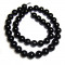 Black Tourmaline 10mm Round Beads