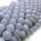 Blue Lace Agate 6mm Round Beads