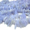 Blue Lace Agate Long Chip Beads