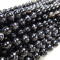 Brazilian Black Sardonyx 6mm Round Beads