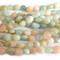 Mixed Beryl Matte Nugget Beads 