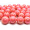 AB Plated Hot Pink Acrylic Bubblegum Beads 16mm