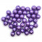 Purple Imitation Pearl Acrylic Bubblegum Beads 16mm