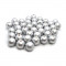 Silver Acrylic Bubblegum Beads 16mm