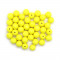Yellow Acrylic Bubblegum Beads 16mm