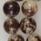Buri Tiger Brown 10mm Round Seed Beads