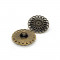 Spiral Flower Shank Button