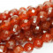 Carnelian Faceted 8mm Round