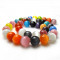 Cats Eye Multicolour 10mm Round Beads