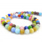Cats Eye Multicolour 6mm Round Beads