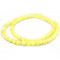Cats Eye Yellow 4mm Round Beads