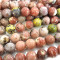 Cherry Blossom Jasper 12mm Round Beads