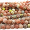 Cherry Blossom Jasper 6mm Round Beads 